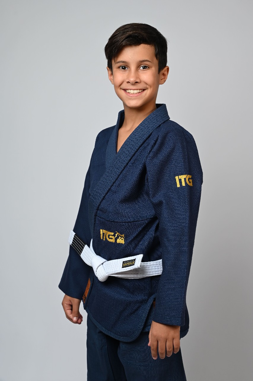 Kimono Infantil In The Guard Marinho