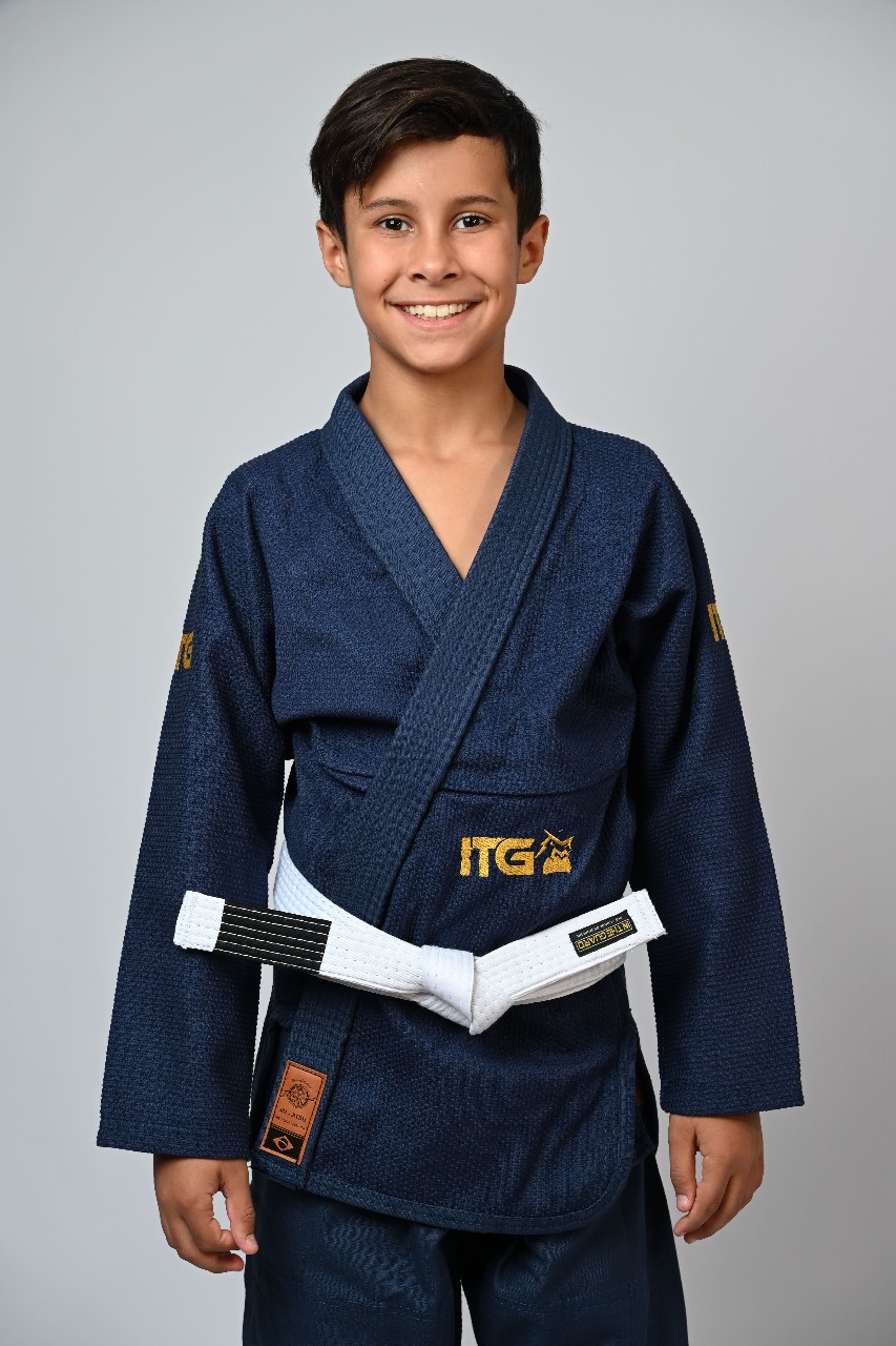 Kimono Infantil In The Guard Marinho
