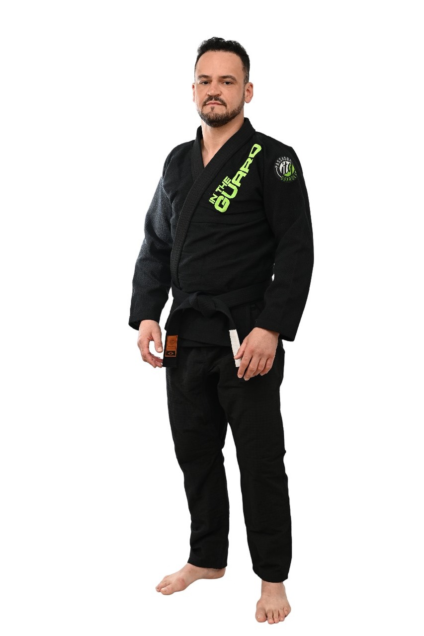 Kimono In The Guard Jiu-Jitsu Green Preto