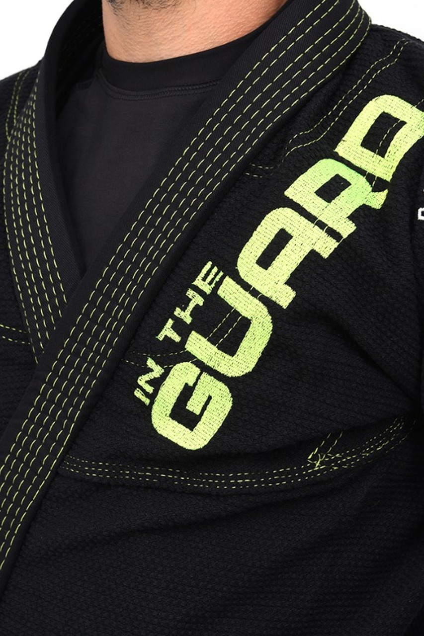 Kimono In The Guard Jiu-Jitsu Green Preto OUTLET