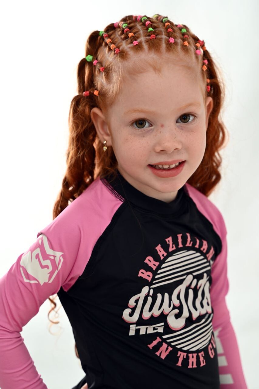 Rash Guard Infantil Feminina Pink