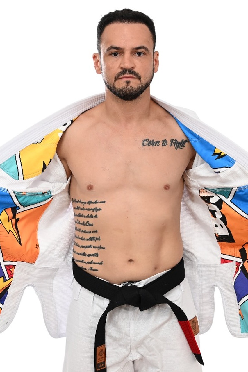 Kimono In The Guard Pro Colors Branco