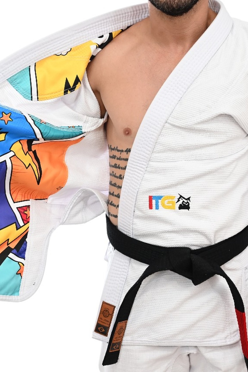 Kimono In The Guard Pro Colors Branco