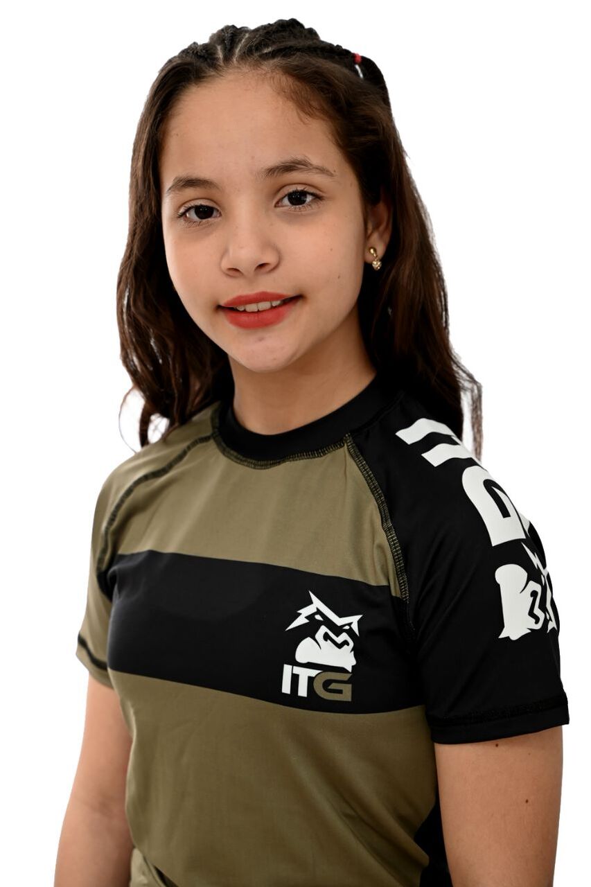Rash Guard Infantil Feminina Army