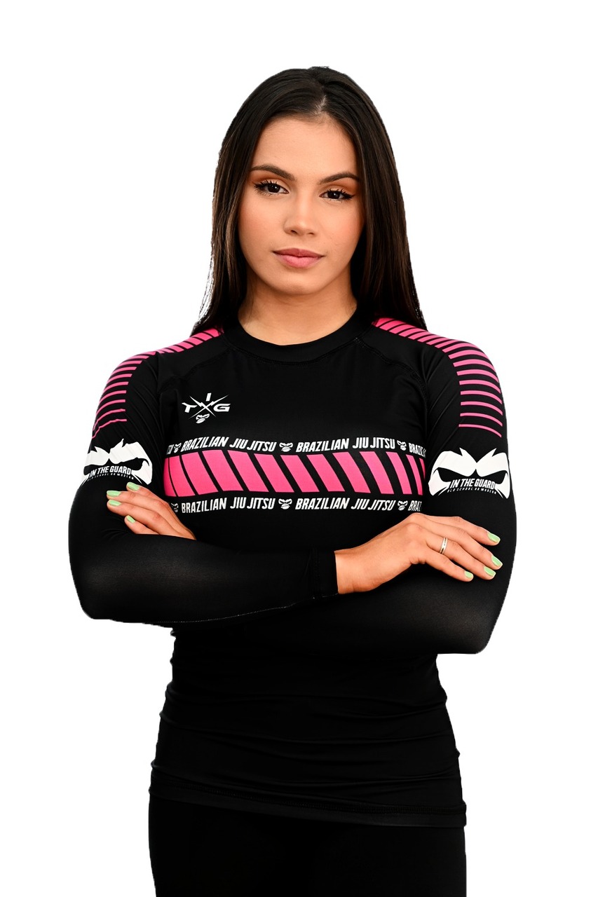 Rash Guard Feminina ITG Pink Manga Longa