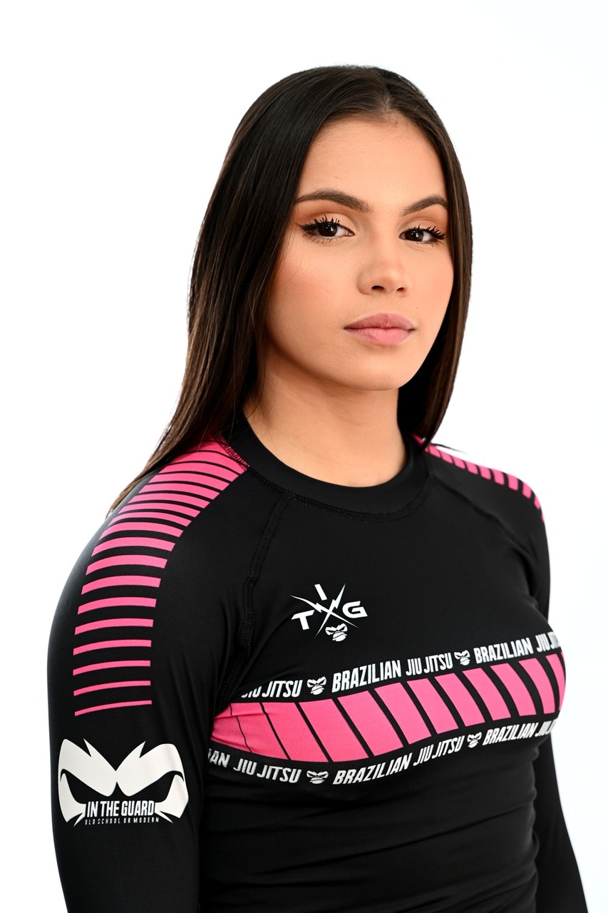 Rash Guard Feminina ITG Pink Manga Longa