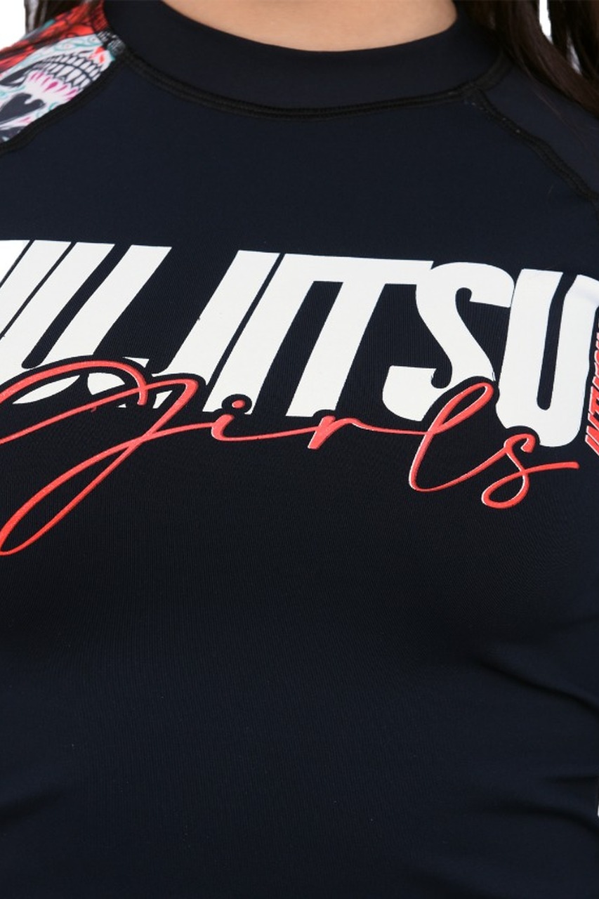 Rash Guard Feminina Red Skull