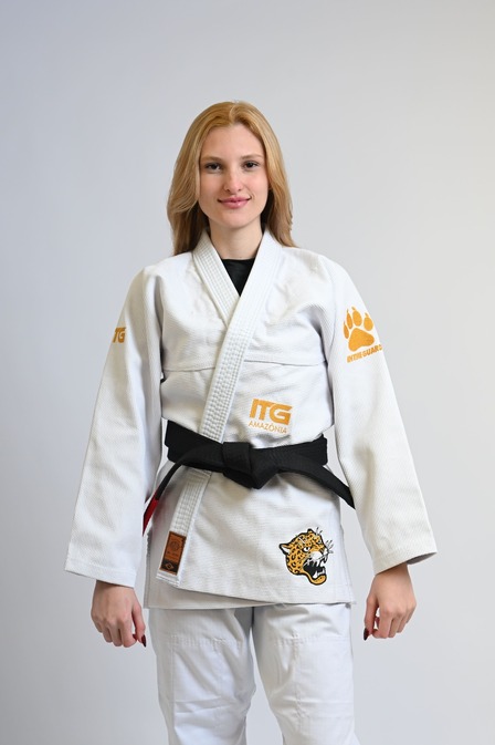 Kimono In The Guard Feminino Amazônia JAGUAR - Branco
