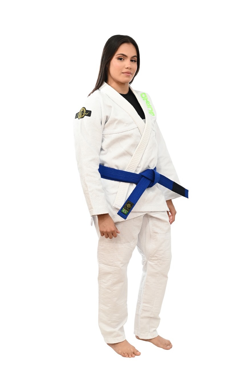 Kimono In The Guard Feminino Green Branco