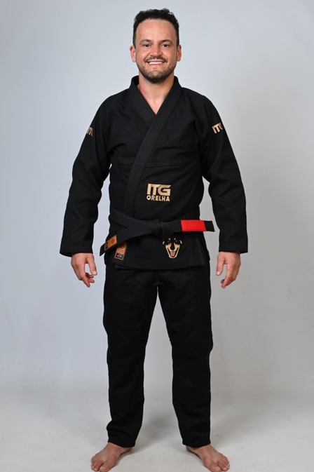 Kimono In The Guard Jiu-Jitsu ORELHA - Preto