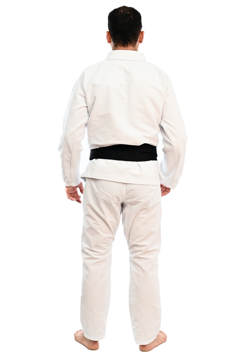 Kimono In The Guard Jiu-Jitsu Liso Branco