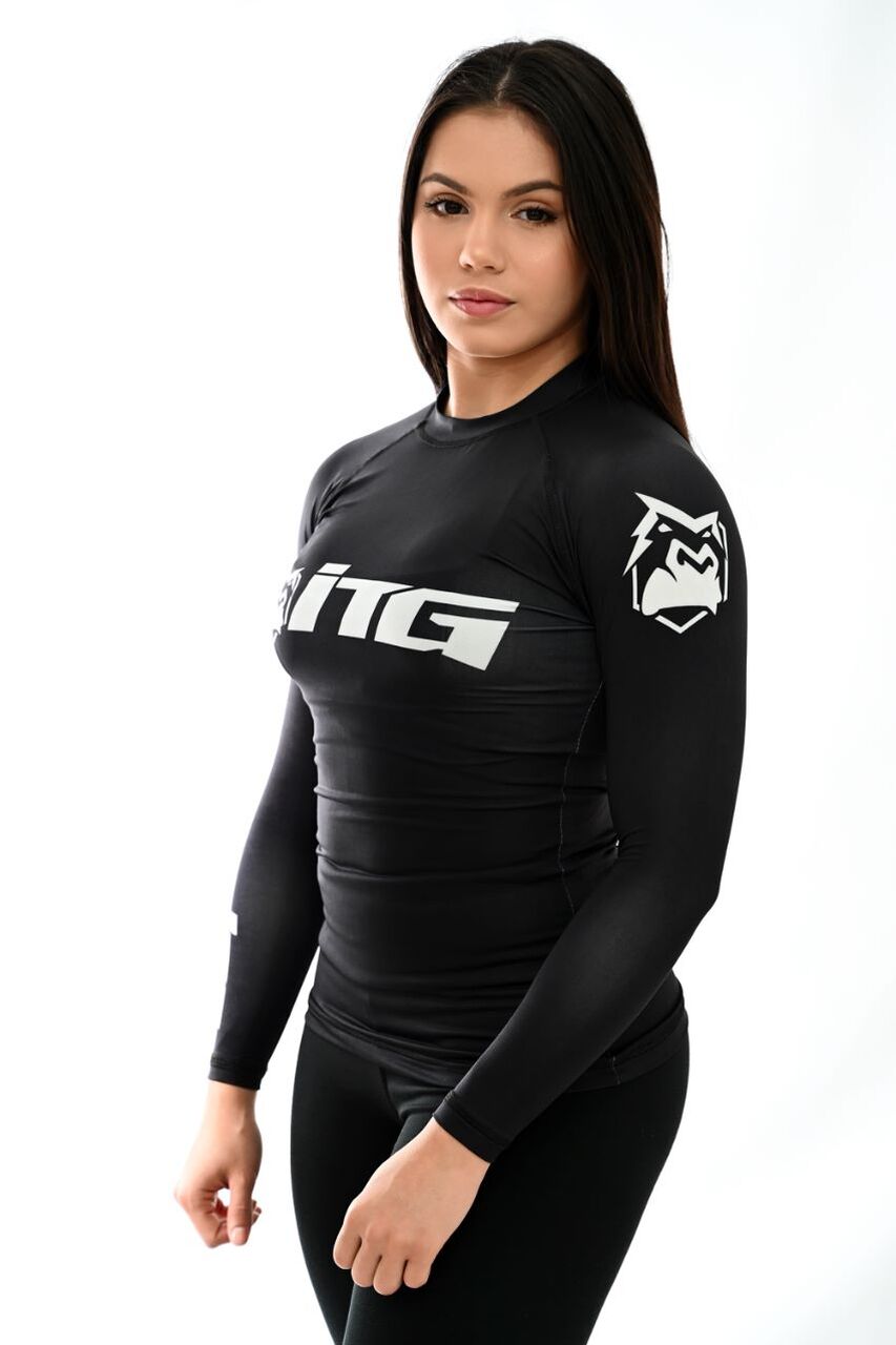 Rash Guard Feminina ITG Manga Longa Preta