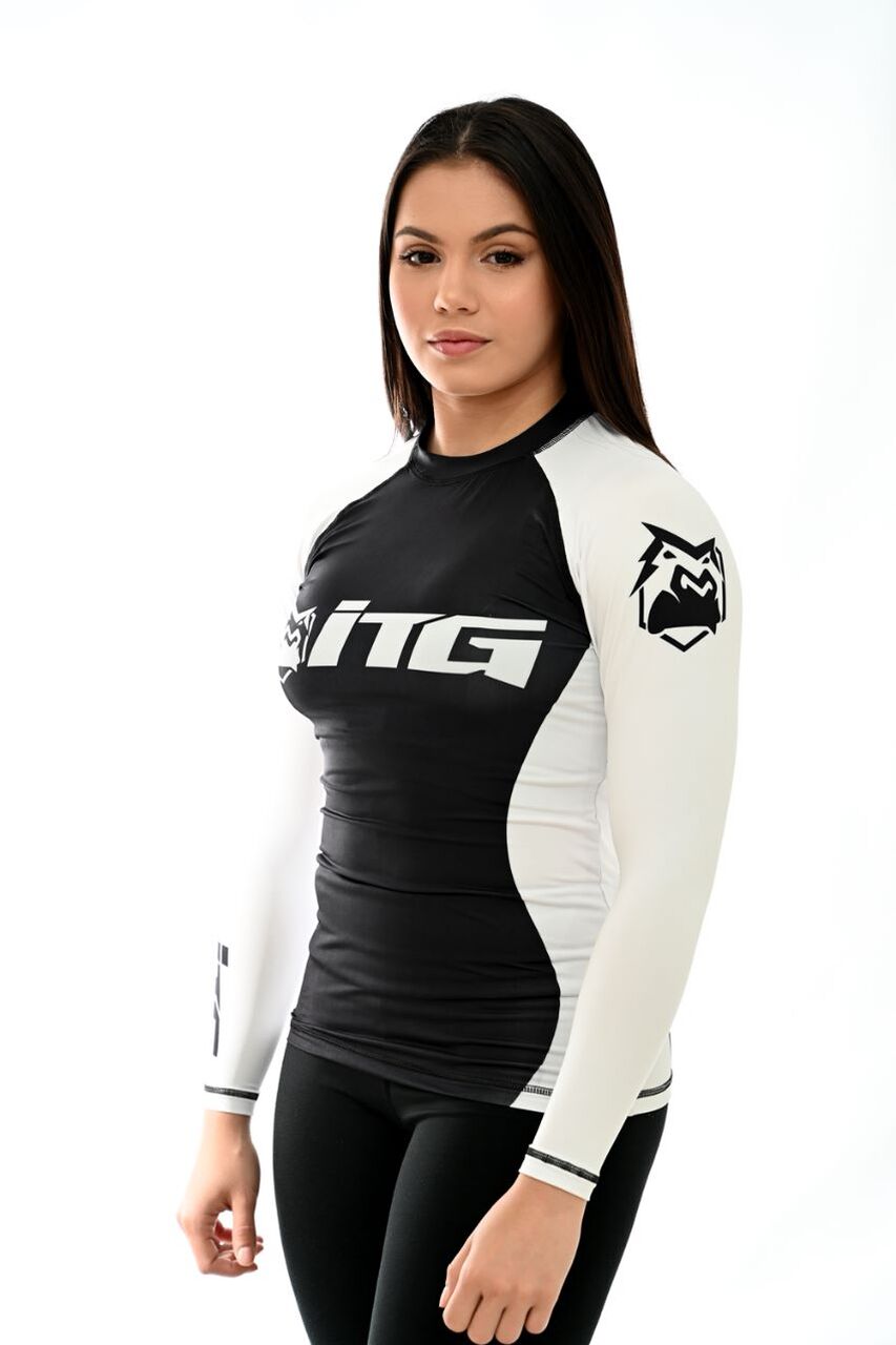 Rash Guards Feminina, ITG Manga Longa Branca