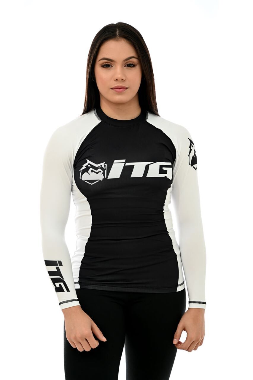 Rash Guards Feminina, ITG Manga Longa Branca