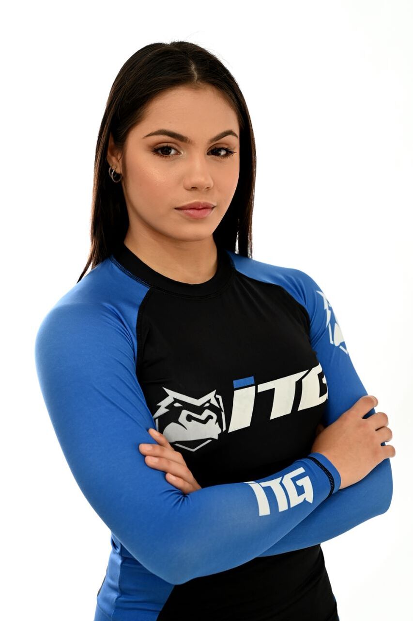 Rash Guards Feminina, ITG Manga Longa Azul