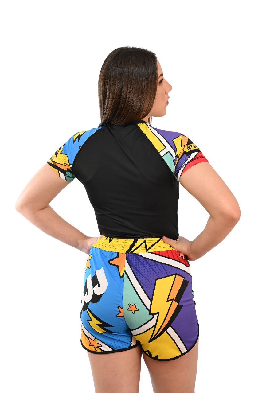 Rash Guard Feminina Colors Preta