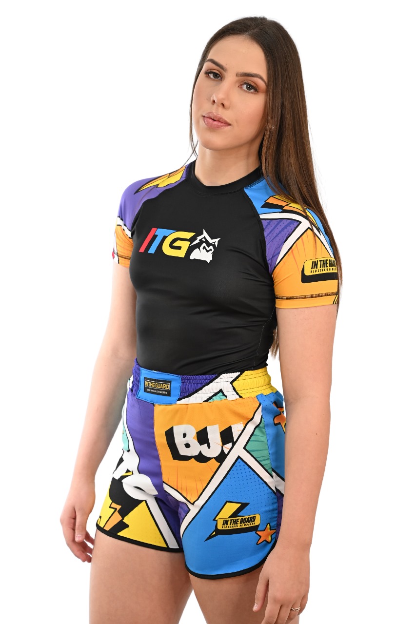 Rash Guard Feminina Colors Preta